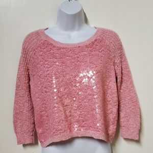 Justice Sequence Sweater pink Size 20